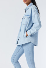 Mavi Jeans Mavi Denim Jacket 'Tamara' Over-Sized w/ Raw Hem
