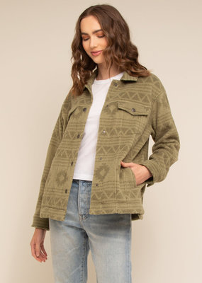 thread and supply zip up jacket