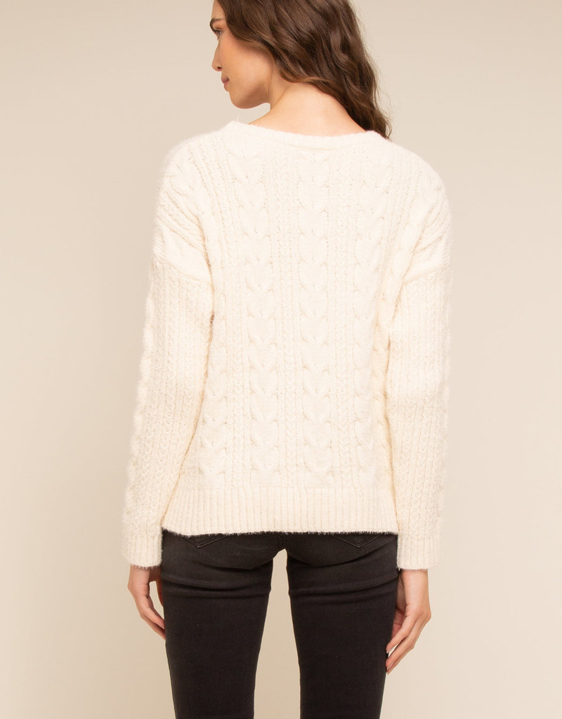 Thread and Supply Thread & Supply Knit 'Grace' Oversized Cable