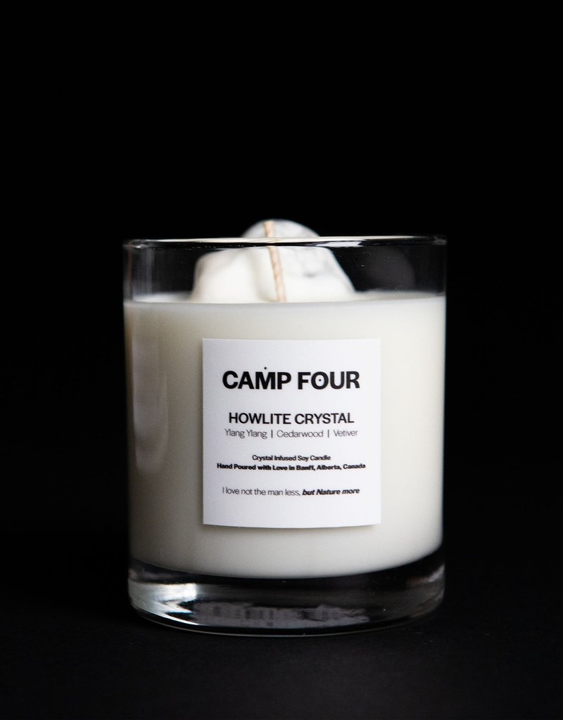 Camp Four Crystal Infused Candle