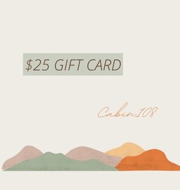 Cabin108 $25 Gift Card