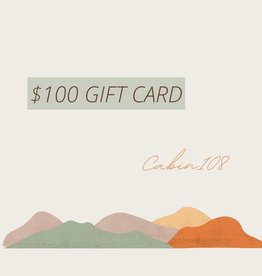 Cabin108 $100 Gift Card