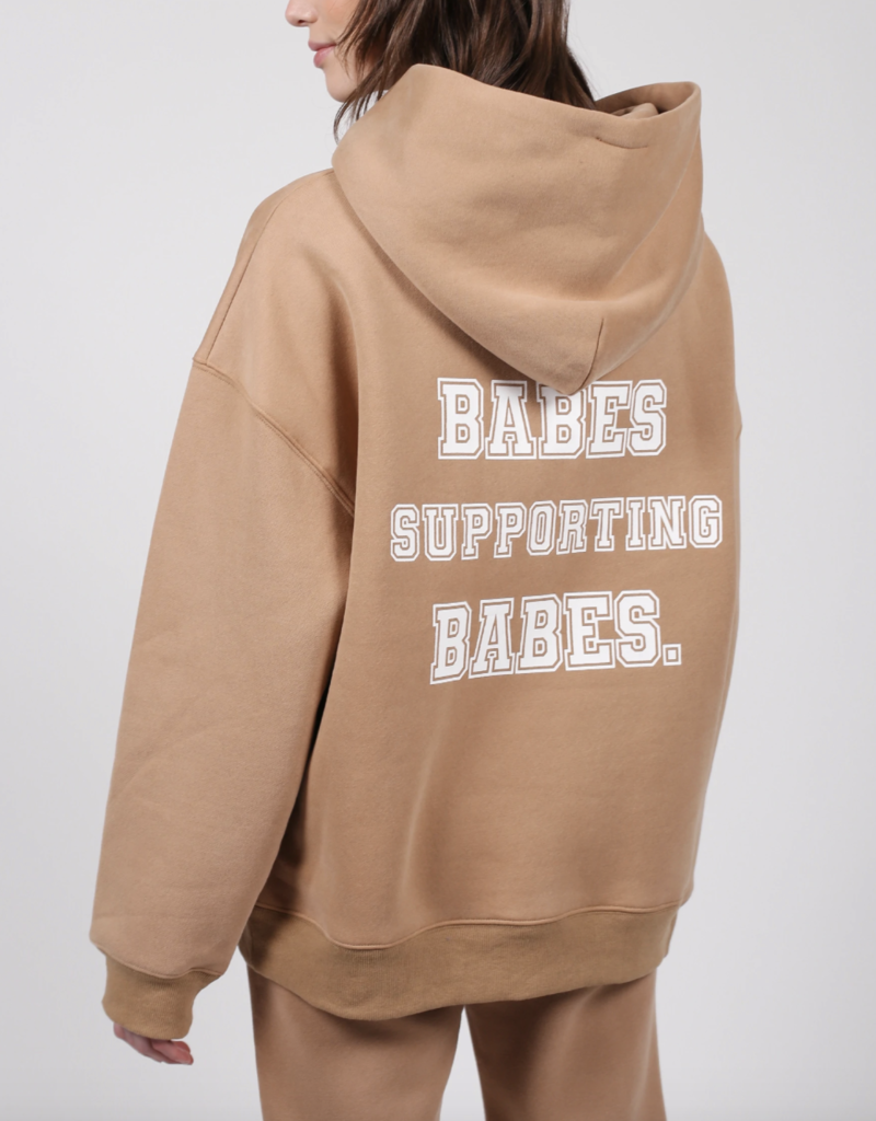BRUNETTE BRUNETTE Big Sis Hoodie 'Babes Supporting Babes'