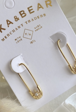PIKA&BEAR Pika & Bear Earrings 'Walter' Paper Clip Studs