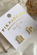 PIKA&BEAR Pika & Bear Earrings '108' Cabin Studs