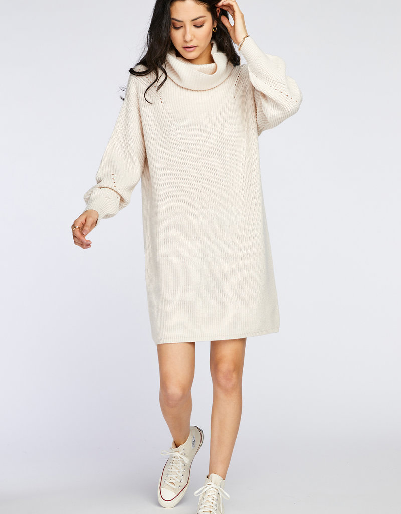 GENTLE FAWN Gentle Fawn Sweater Dress 'Luisa' L/Slv Turtleneck
