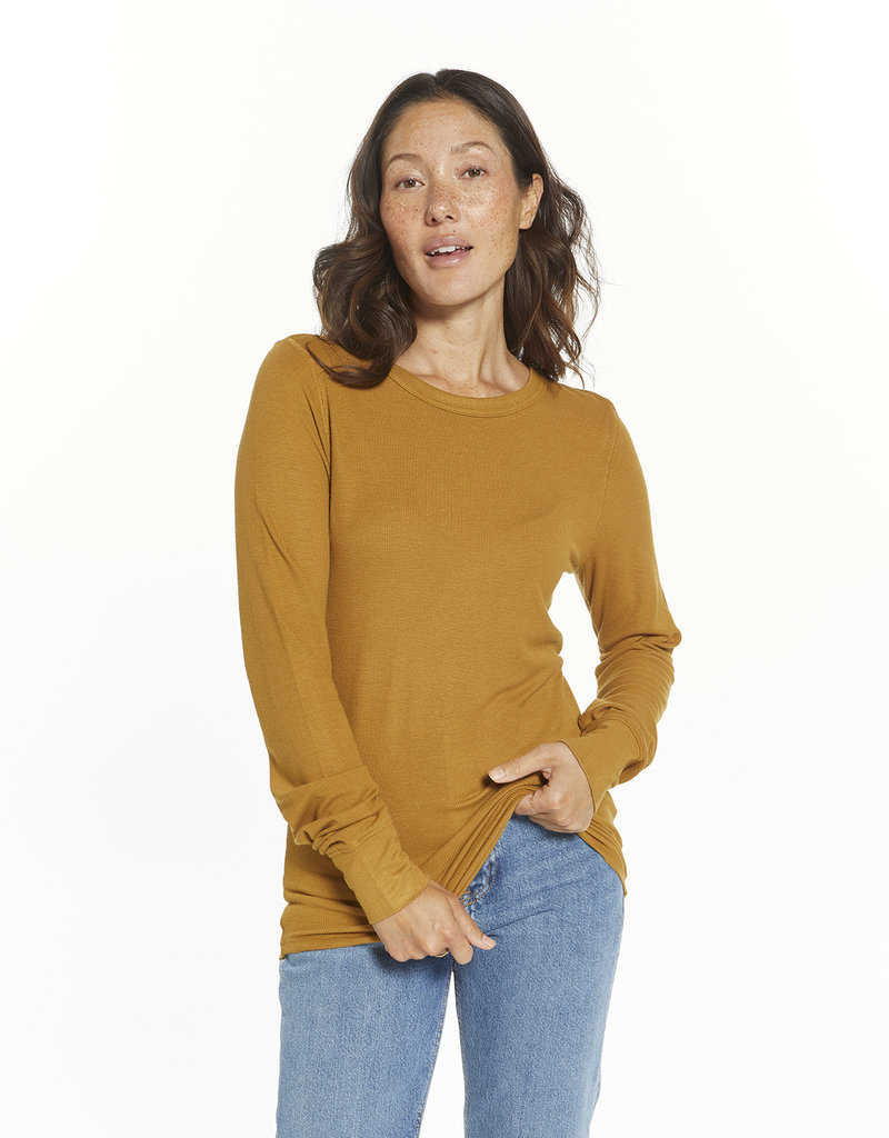 Thread and Supply Thread & Supply Longsleeve 'Stacy' Top Round Neck