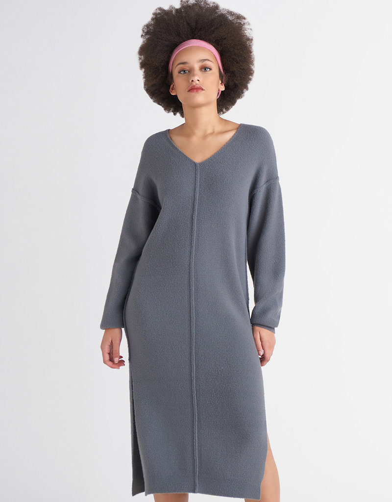 DEX Dex Sweater Dress 'Sophia' Exposed Seam Midi