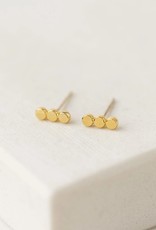 Lovers Tempo Lovers Tempo Earrings Cleo Triple Dot Stud