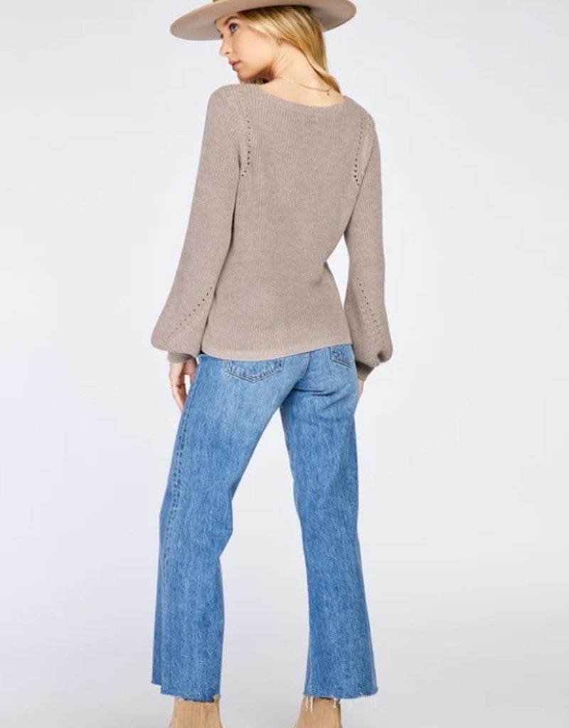GENTLE FAWN Gentle Fawn Knit 'Hailey' L/Slv V Neck P/O