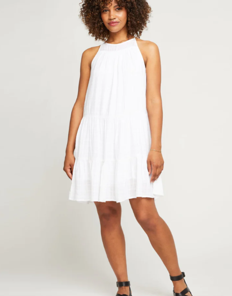 GENTLE FAWN Gentle Fawn Dress 'Empire' Slv/Less Tiered Mini