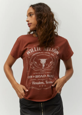 Daydreamer Daydreamer 'Whiskey Label' Wille Nelson Tour Tee