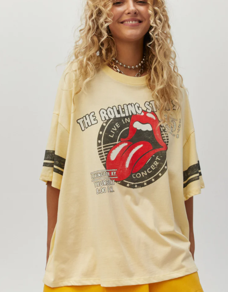 Daydreamer Daydreamer 'Concert Stamp' Rolling Stones Oversized Tee