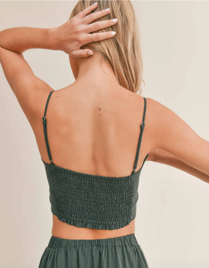 Sadie & Sage Sadie & Sage 'Evergreen' Strappy Crop Cami