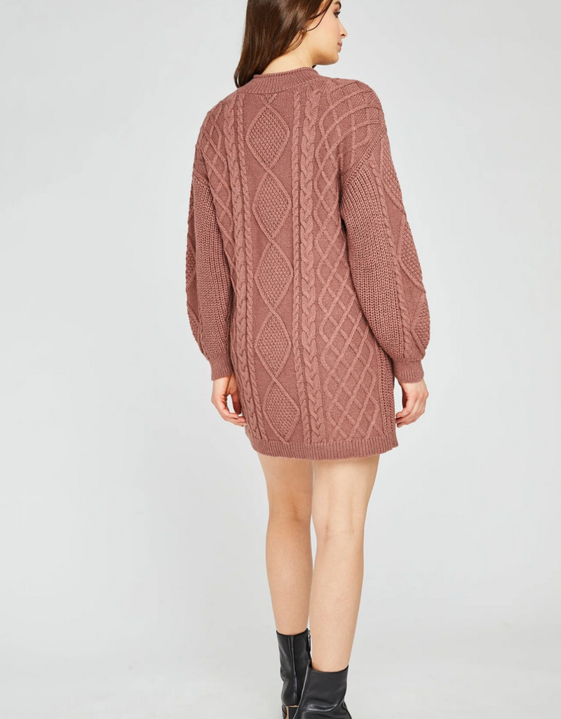 GENTLE FAWN Gentle Fawn 'Ingrid'  Cable Knit Mini Dress