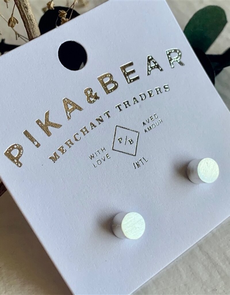 PIKA&BEAR Pika & Bear 'Cylin' Minimalistic Stud Earrings
