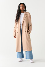 DEX 'Riley' Double Breasted Knit Trench Coat