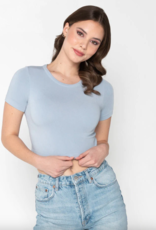 C'EST MOI 'Naya' Bamboo S/Slv Crop Top