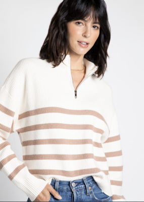 Thread and Supply 'Russell' Striped Half Zip Knit Pullover