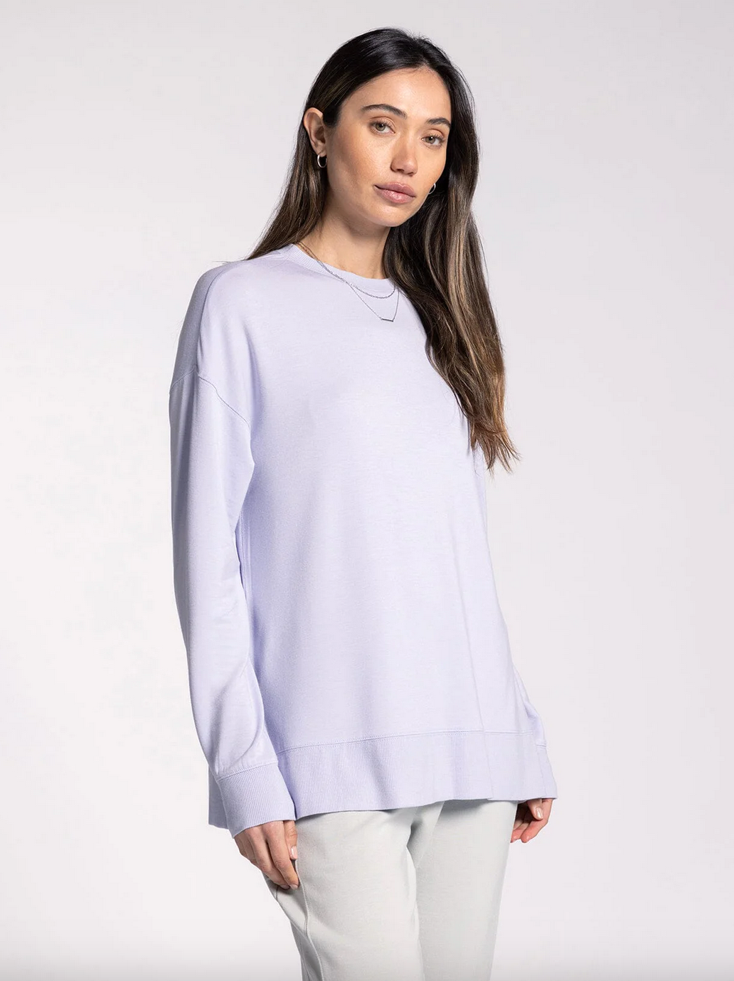 Thread & Supply Pullover T3256LZMTS 'Jillian' Soft Crew Neck 1'24