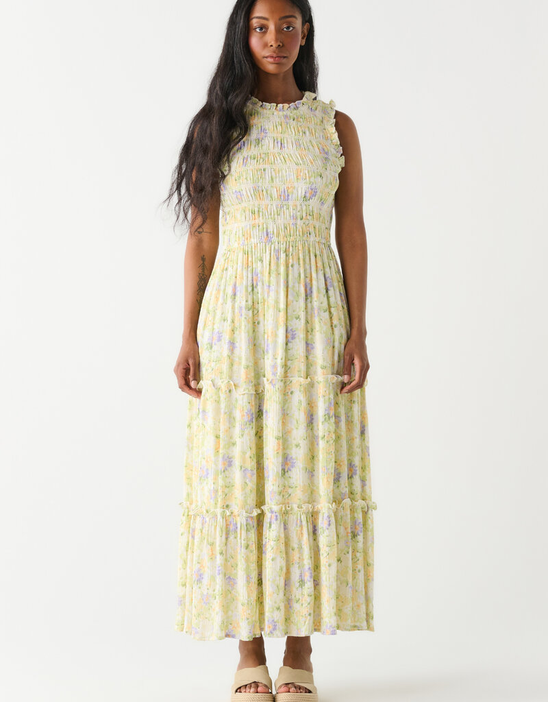 DEX Dex 'Charlie' Smocked Bodice Maxi Dress