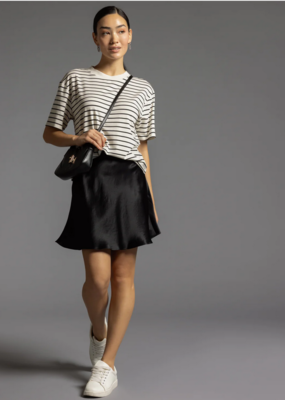 LA Weekend 'Dawn' Satin Mini Skirt
