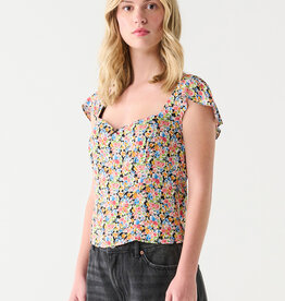 DEX 'Lauren' Sweetheart Floral Blouse