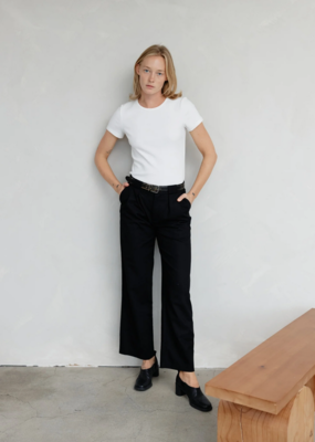Mod Ref 'Margaret' Straight Leg Linen Trouser