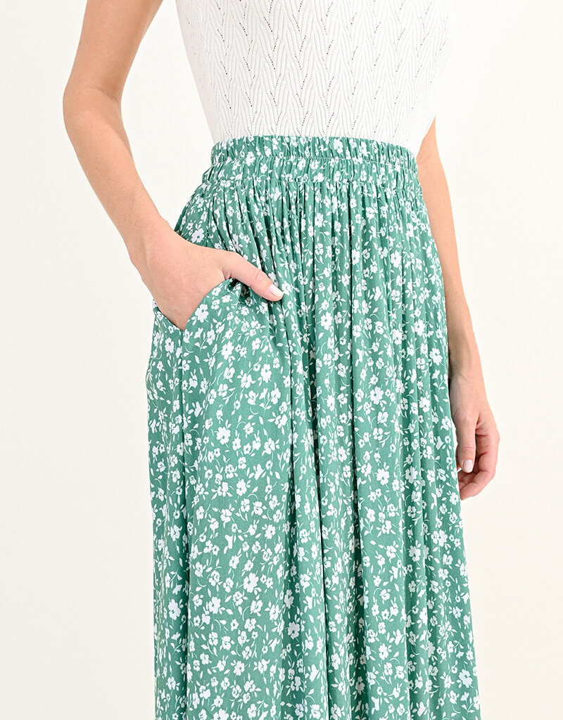 Molly Bracken 'Bonnie' Floral Midi Skirt