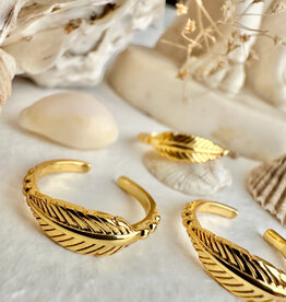 PIKA&BEAR 'Maligne' Feather Band Toe Ring