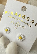 PIKA&BEAR 'Bellis' Daisy Stud Earrings