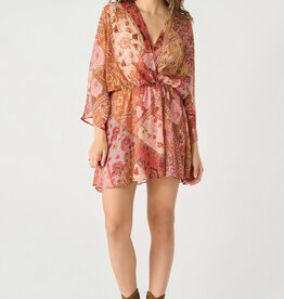 DEX 'Rebecca' Floral Faux Wrap Mini