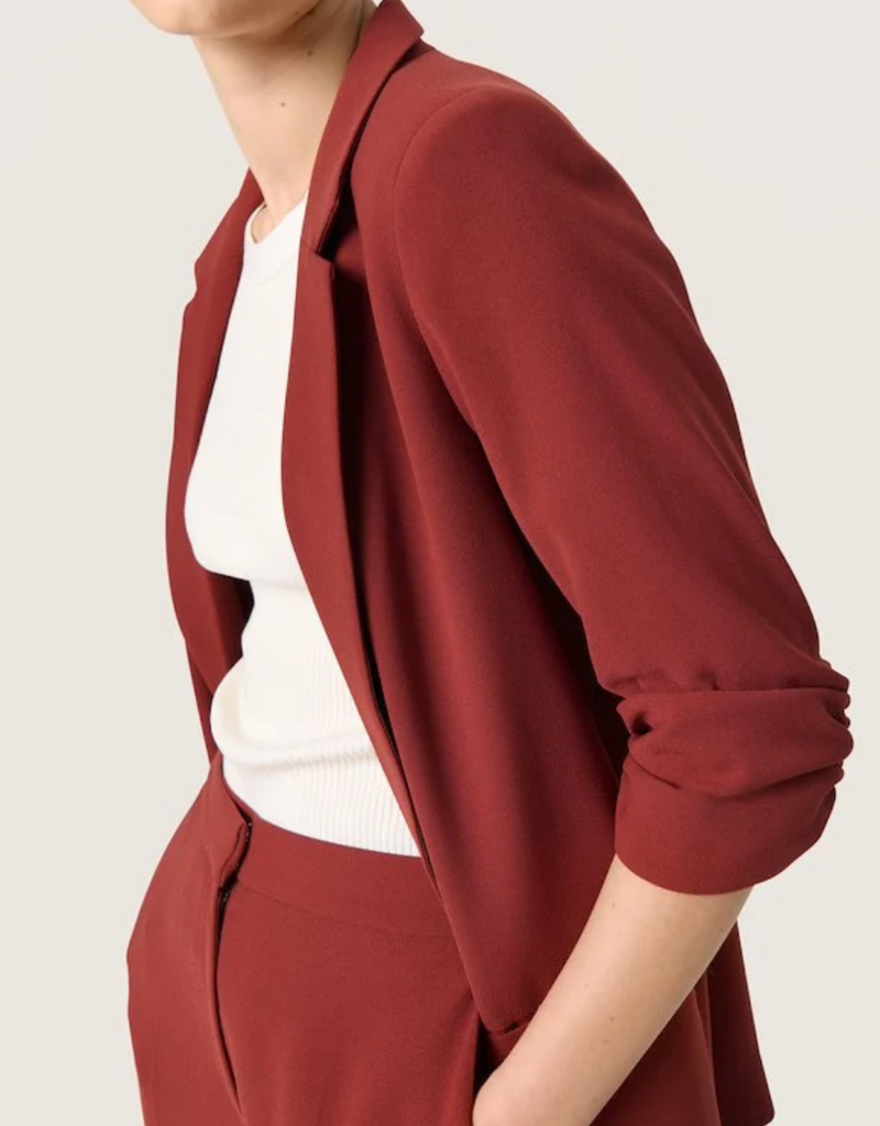 Soaked in Luxury 'Shirley' Scrunch Slv Blazer