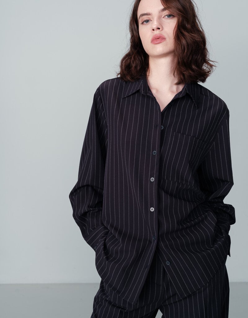 Grace & Mila 'Nawelle' Pinstripe Buttondown Blouse