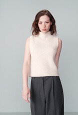 Grace & Mila 'Naima' High Neck Knitted Sweater Vest