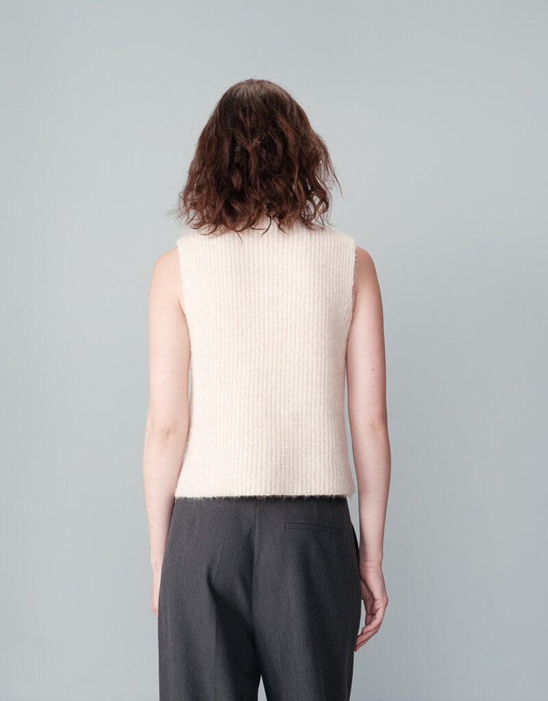 Grace & Mila 'Naima' High Neck Knitted Sweater Vest