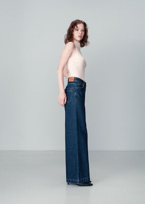 Grace & Mila '95' High Waist Wide Leg Denim Pant