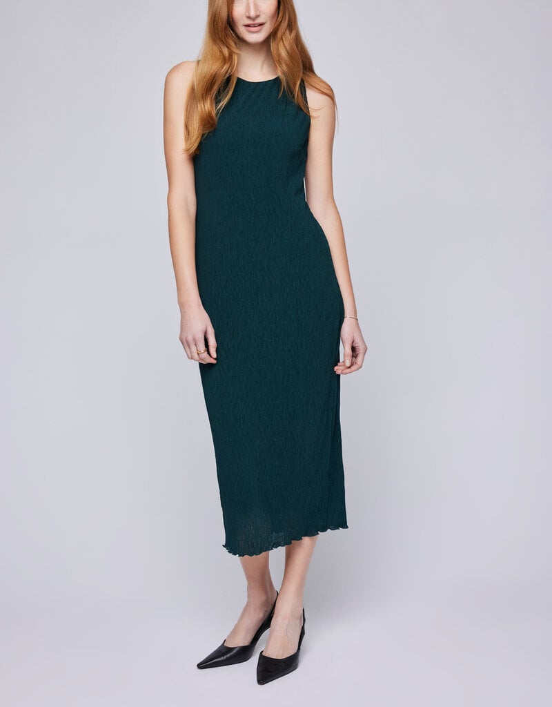 GENTLE FAWN 'Joanna' Pleated Texture Midi Dress