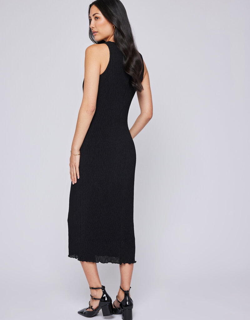 GENTLE FAWN 'Joanna' Pleated Texture Midi Dress