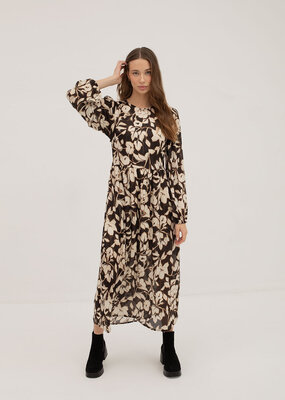 Mus & Bombon 'Divor' L/Slv Floral Maxi Dress