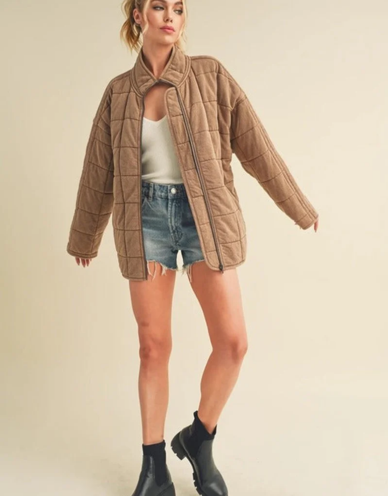 'Dixie' Oversized Quilted Jacket