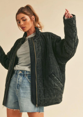 'Dixie' Oversized Quilted Jacket