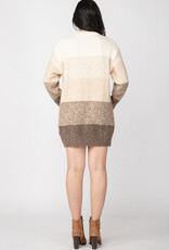 DEX 'Tullia' Colourblock Sweater Dress