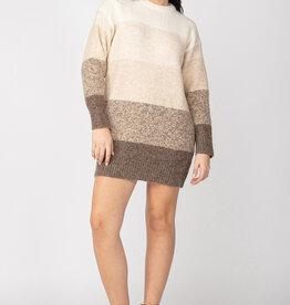 DEX 'Tullia' Colourblock Sweater Dress