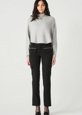 DEX 'Nora' Soft Ribbed Mock Neck Sweater