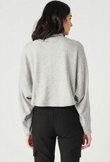 DEX 'Nora' Soft Ribbed Mock Neck Sweater