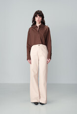 Grace & Mila 'Niamita' Cropped Buttondown Shirt