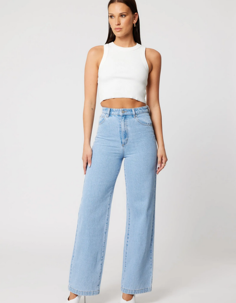 Abrand 'Kendall' H/Rise Wide Leg Jeans