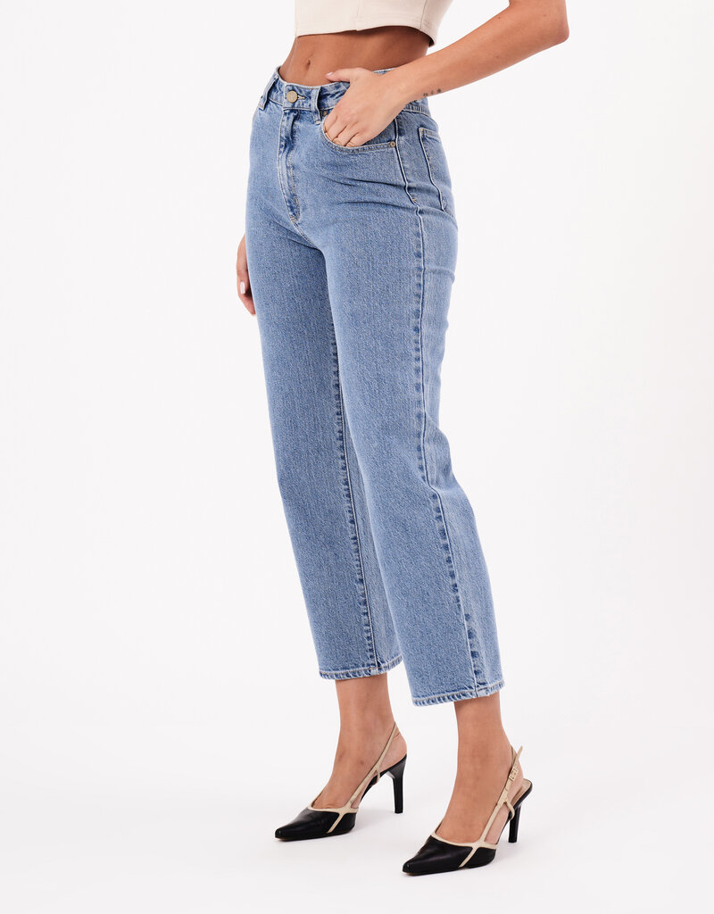 Abrand 'Ema' H/Rise Straight Cropped  Jean