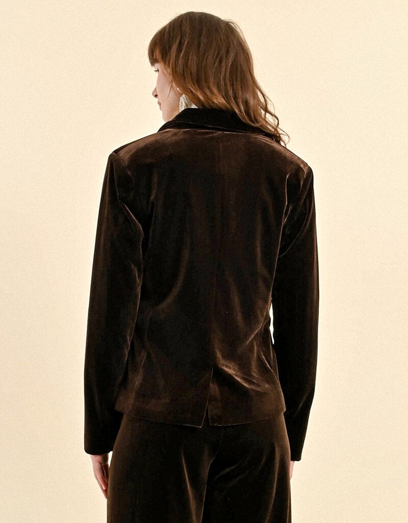 Molly Bracken 'Lexi' Velvet Blazer